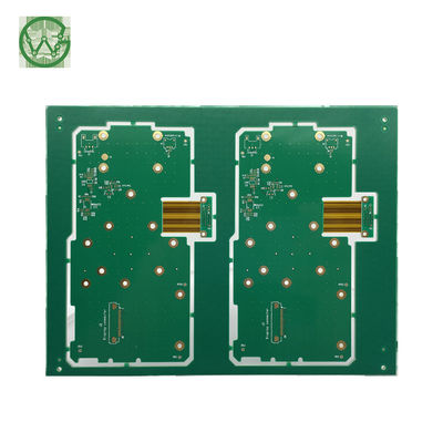 Durable PCB Circuit Board Assembly With White Silkscreen Green Solder Mask