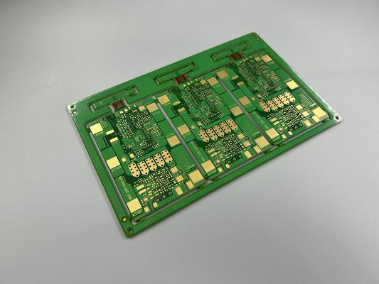 0.2mm Rigid Flex PCB Manufacturing With ENIG Surface Finish Yellow Solder Mask